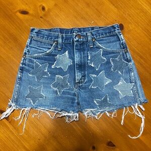 Vintage Wrangler Star Jean Shorts
